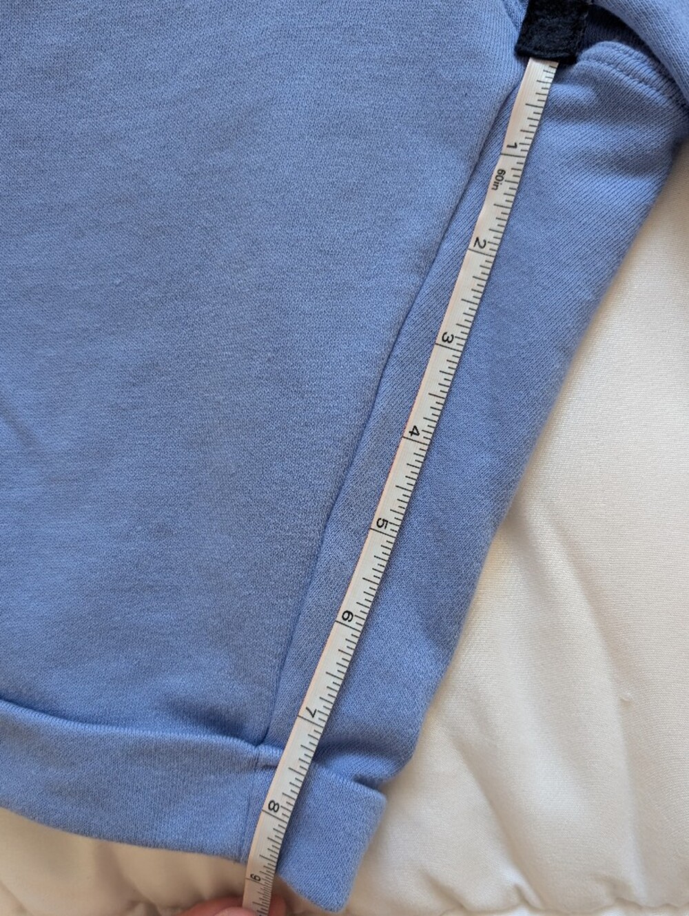 Calvin Klein Performance Size Medium Terrycloth Drawstring Shorts - Light Blue - Picture 9 of 15